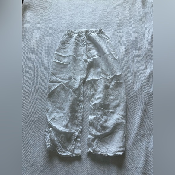 White linen pants bought in italy - Picture 1 of 2